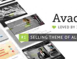 Avada 经典的企业 WordPress主题7.4.1