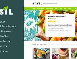 Basil v2.0-WordPress食谱主题