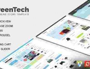 GreenTech v1.4 购物商城 WordPress主题