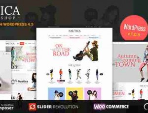 NAUTICA1.3响应WOOCOMMERCE WORDPRESS主题