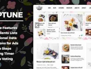 Neptune美食博客wordpress主题6.3.4