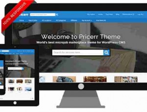 pricerr 拍卖工作任务WordPress主题v3.1.9