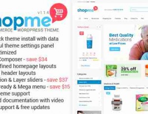 ShopMe Woocommerce购物商城 WordPress主题1.5.5