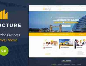 Structure 建筑公司 WordPress主题7.0.2