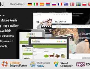 U-Design 大气简洁企业WordPress主题3.4.15
