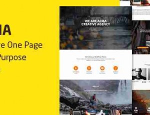 Alma v1.2 -视差多用途WordPress主题