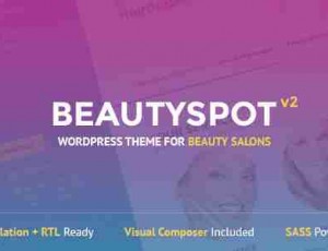 BeautySpot 美容沙龙 WordPress主题3.4.5
