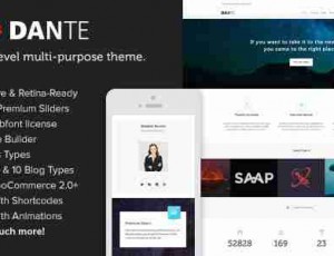 Dante 清新自适应企业WordPress主题3.4.0