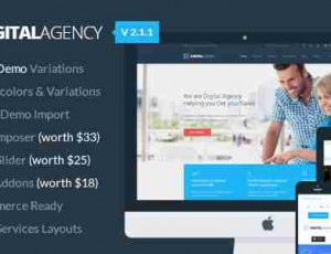 Digital Agency SEO数码 wordpress主题 v2.1.1