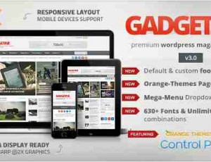 Gadgetine 杂志类WordPress主题 v3.2.0
