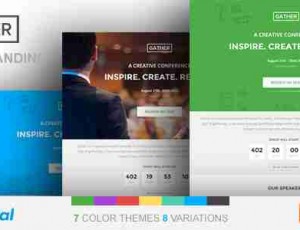 Gather 活动着陆页 WordPress主题3.0.5