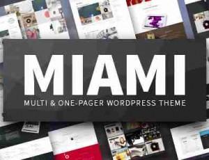 Miami 多页单页 WordPress主题1.5.5