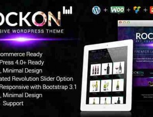 Rockon 音乐俱乐部 WordPress主题 v1.4