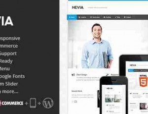 Nevia 小清新企业 wordpress主题1.5.9