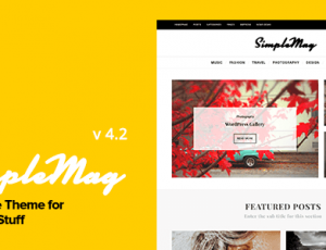 SimpleMag 极简杂志/博客WordPress主题 v5.0