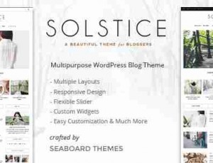 Solstice多用途的WordPress博客和杂志的主题
