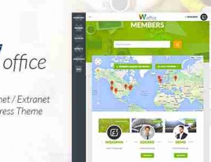 Woffice 综合管理 WordPress主题 v4.0.1