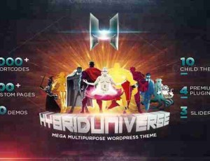 HybridUniverse™多功能WP主题
