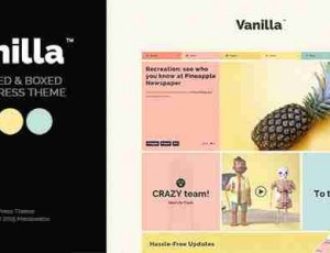 Vanilla 多用途 WordPress主题1.0