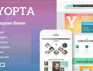 yopta v1.3 -多用途的WordPress主题