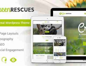 Green Rescues 环保绿色 WordPress主题 v1.3