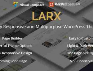 LARX 创意单页 WordPress主题 v1.8.5