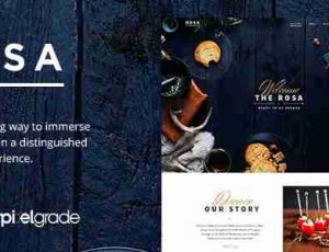 ROSA 餐饮美食 WordPress主题2.9.0