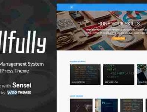 Skillfully 学习管理系统 WordPress主题2.0.3