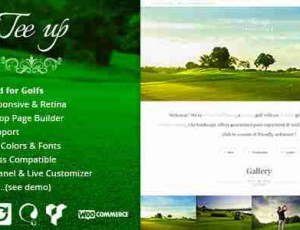 Tee Up 2.3.0 – 优雅的高尔夫WordPress主题