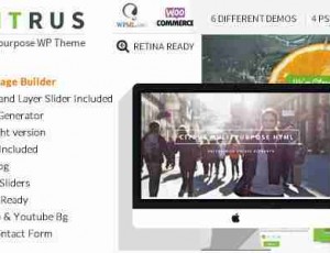 Citrus 创意单页多用途 WordPress主题2.3