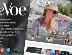 DeVoe 时尚新闻杂志 WordPress主题 1.0.9