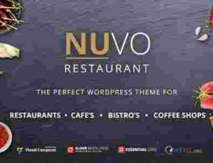 NUVO 餐饮餐厅 WordPress主题 6.1.0