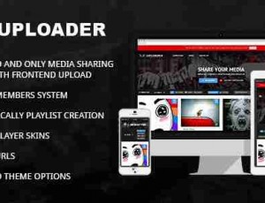 Uploader 媒体分享 WordPress主题3.0.0