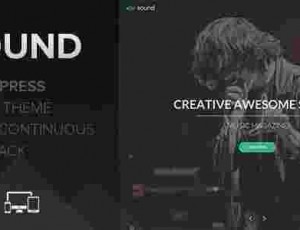 Sound Music Theme V1.4 – 音乐WordPress主题