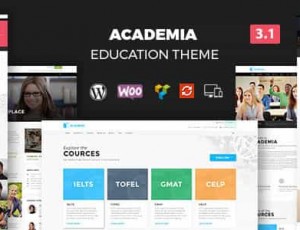 Academia v5.4 WordPress的响应教育主题
