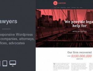 Lawyers v2.1.0响应商业WordPress主题