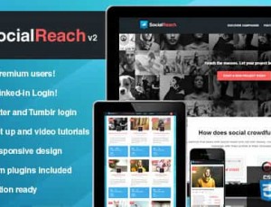 Social Reach v2.7 人群WordPress主题
