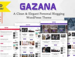 Gazana V1.7 – WordPress的博客主题