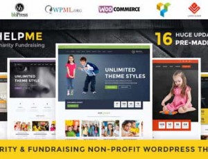 HelpMe V2.8 – 非营利，慈善机构WordPress主题