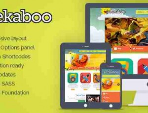 Pekaboo v2.13.0-Themeforest儿童主题模板