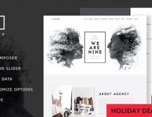 The Agency v1.7 – 创意单页局WordPress主题