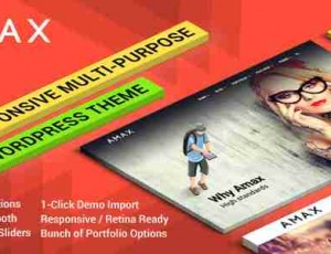 Amax v1.1.10响应多用途WordPress主题