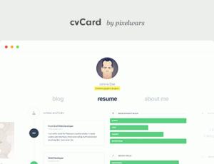 cvCard WP v1.4.3 – 响应电子名片WordPress主题