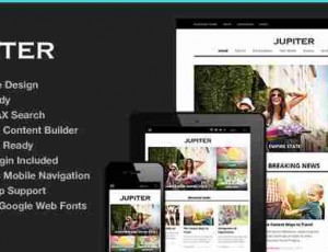 jupiter v231—Themeforest响应杂志的主题