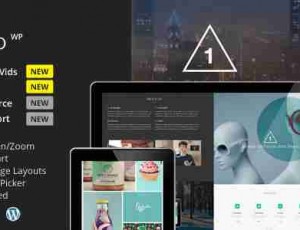 OneUp v1.6.14 一页视差Retina WordPress主题