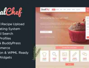 SocialChef v1.31.1-WordPress食谱主题