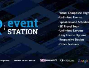 Event Station v1.2.7- 活动和会议WordPress主题