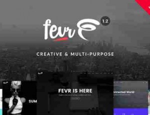 Fevr v1.2.9.9 -创意多用途WordPress主题