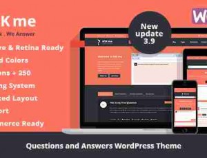 ask me v6.4.4 -响应问题&答案WordPress主题