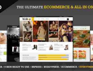 Bi-Shop v1.7.4 – 电子商务和企业主题
